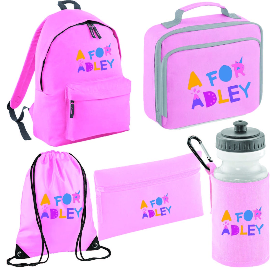 A for Adley Back to School Pencil Bag Pencil Pouch School Bag Etsy UK