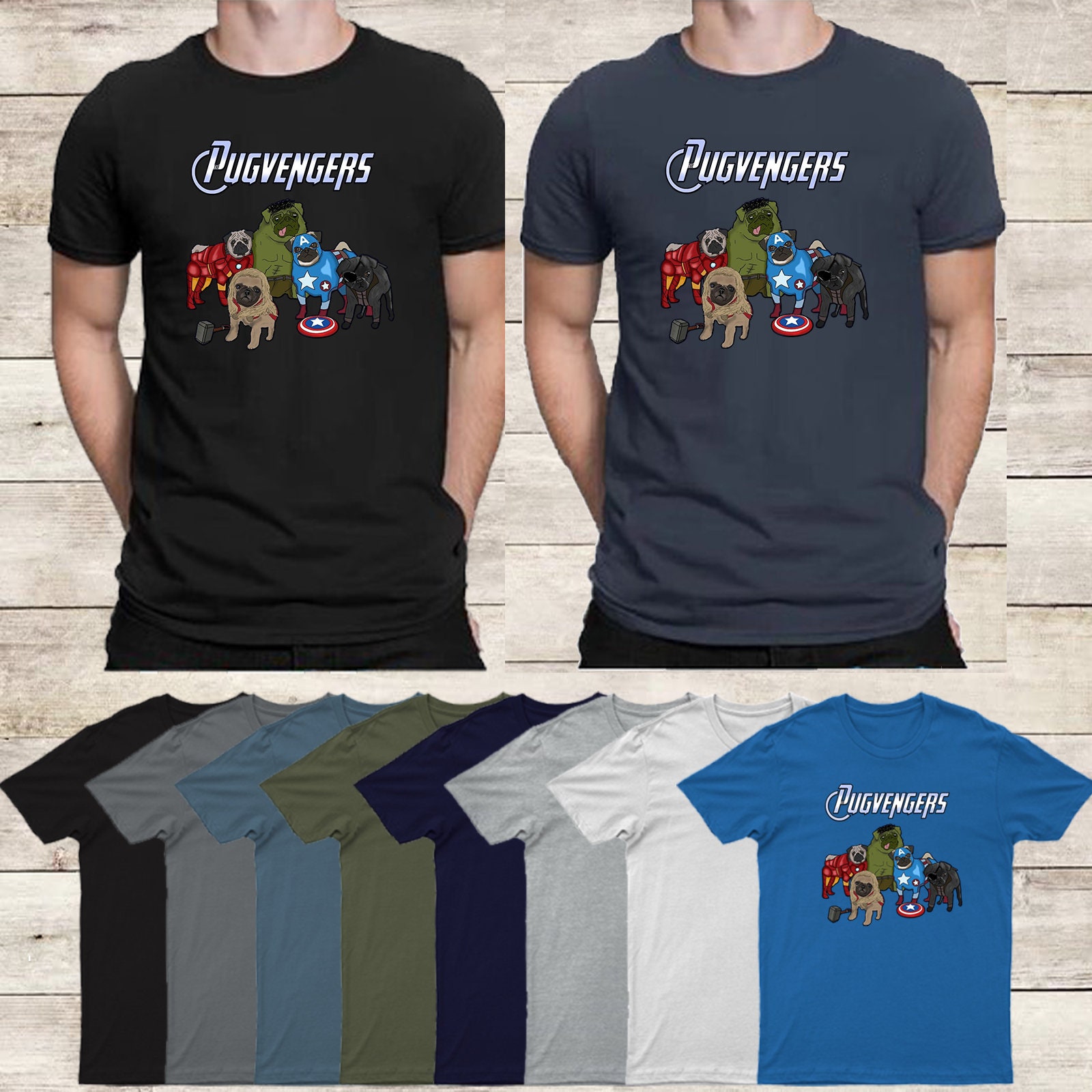 pugvengers t shirt