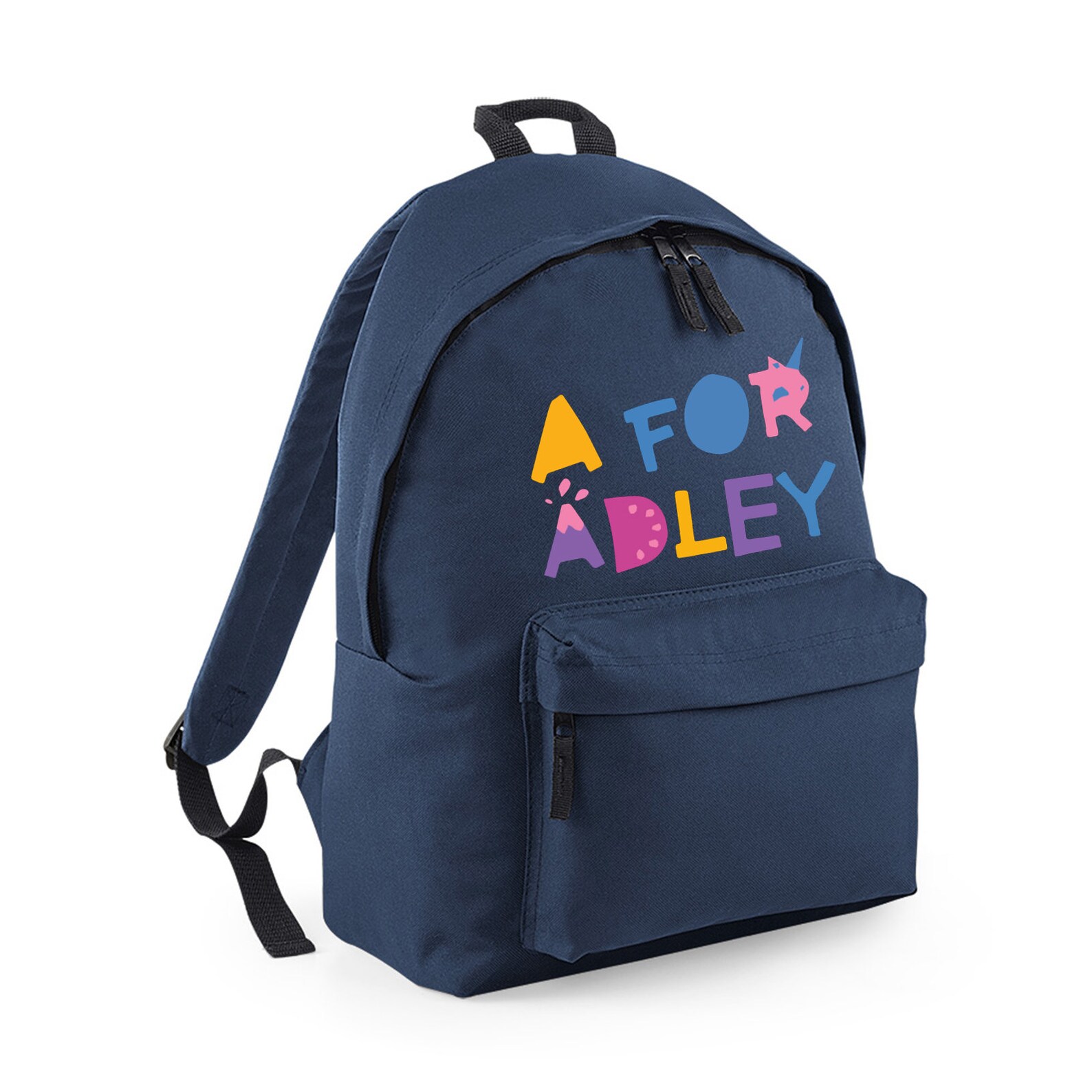 A for Adley Kids Boys Girls Shoulder Bag School Bagpack Back Etsy UK
