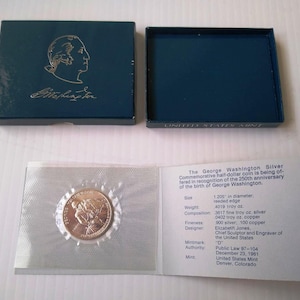 1982 george washington half dollar - Etsy 日本