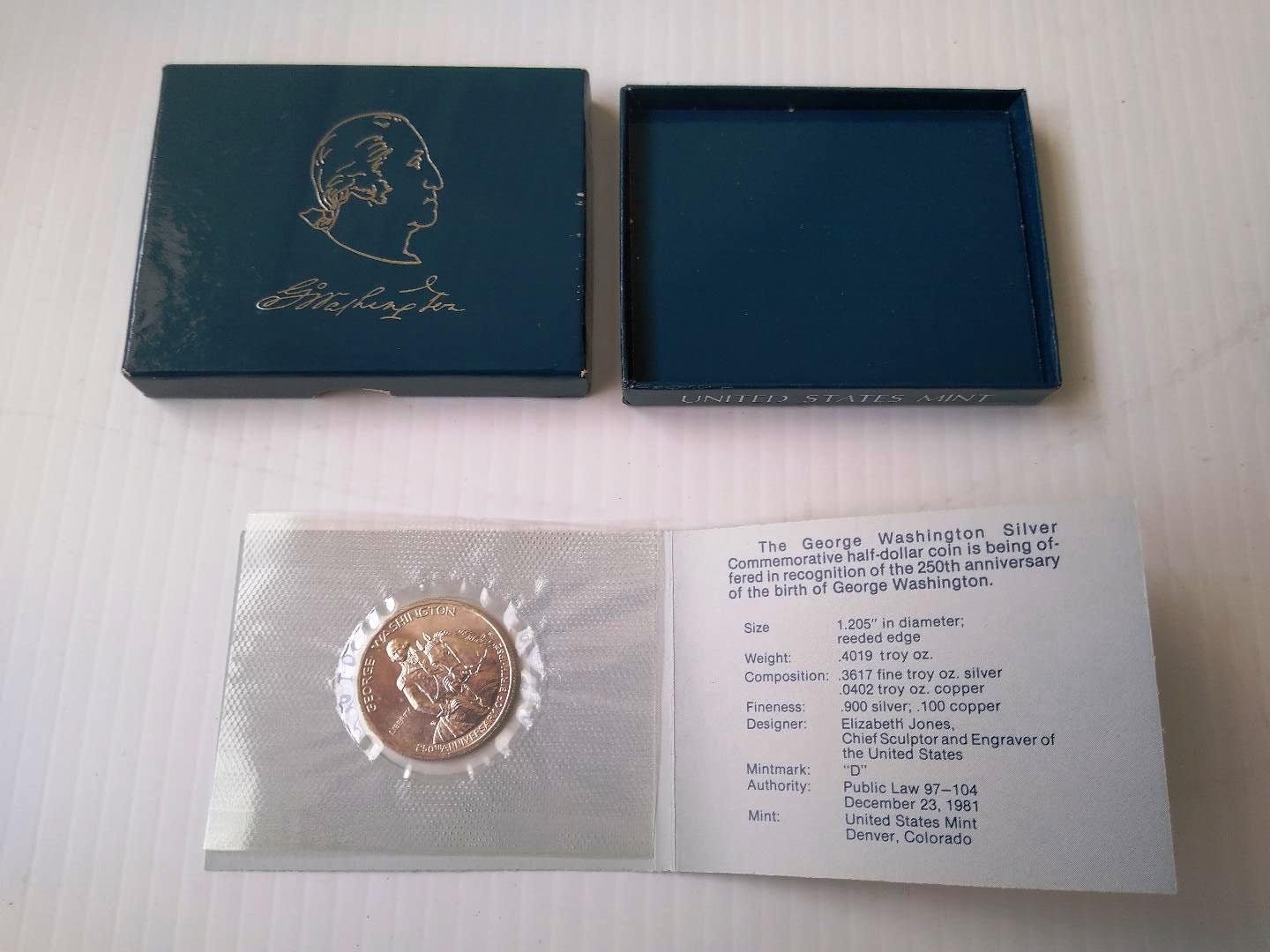 1982 george washington half dollar - Etsy 日本