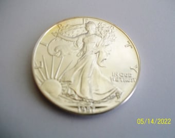 1987 American Silver Eagle .999 Fine Silver Dollar Uncirculated US Mint