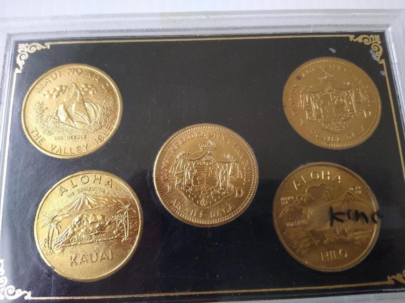 Coins of the State of Hawaii Set of 5 Gold Dollars Etsy