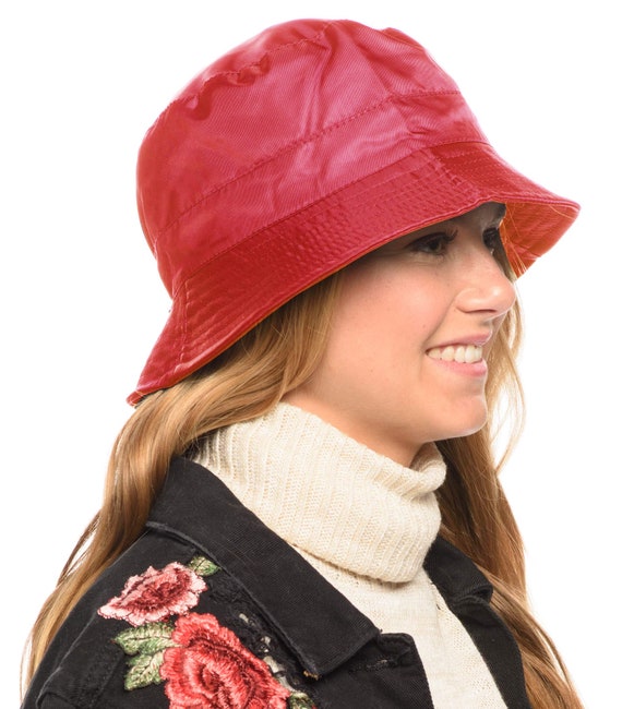 Bucket hat for Women Men Waterproof Wide Brim Sun Hats Foldable