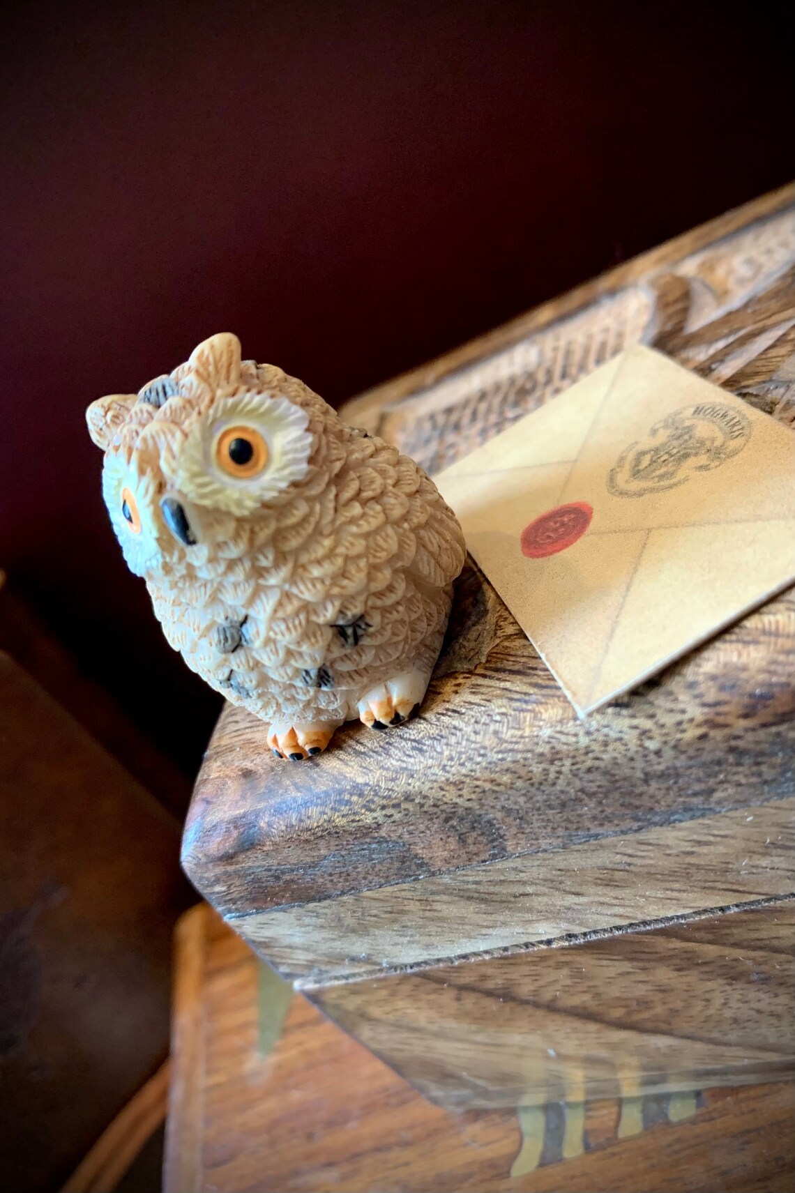 Harry Potter Inspired Mini Weasley Owl With Letter Etsy
