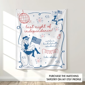 Last Night of Independence, Last Night of Independence Bachelorette Invite, 4th of July Bachelorette Invite, Red White and I do Bachelorette, America Bachelorette Invite, July 4th Bachelorette, American Bachelorette, USA Bachelorette