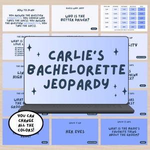 Bachelorette Jeopardy, Bachelorette Jeopardy Party Game, Bridal Party Party Game, Customizable Bachelorette Jeopardy, Hen&#39;s Jeopardy Game