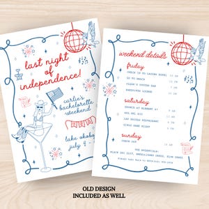 Last Night of Independence, Last Night of Independence Bachelorette Invite, 4th of July Bachelorette Invite, Red White and I do Bachelorette, America Bachelorette Invite, July 4th Bachelorette, American Bachelorette, USA Bachelorette