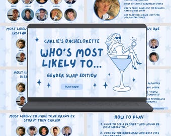 Geschlecht tauschen wahrscheinlich Gesellschaftsspiel, Geschlecht tauschen Bachelorette Spiel, bearbeitbar wahrscheinlichsten zu Bachelorette Powerup, anpassbare Hen Spiel