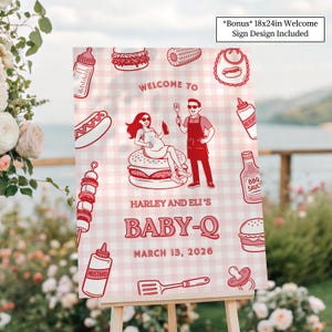 BabyQ, Baby-Q, BBQ Baby Shower, BabyQ Baby Shower, Baby-Q Baby Shower, BBQ Baby Shower Invite, BBQ Grill Baby Shower Invitation, Summer Baby Shower, 2026 Baby Shower, Trendy Baby Shower Invite, Grilling Baby Shower, BabyQ Invite, BabyQ Invitation, Baby Q Invite