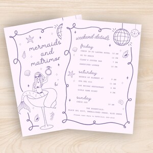 Mermaids and Matrimony, Mermaid and Matrimony Bachelorette Invite, Mermaid Bachelorette Invitation, Mermaid Bachelorette Theme, Mermaid Last Splash Invite, Bachelorette Invitation, Bachelorette Invite, Mermaid Invitation, 2025 Bachelorette Theme, Summer Bachelorette Invitation