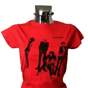 RED BLACK STONES band tee (choose your tshirt style)