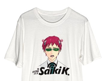 SAIKI K "geërgerd gezicht" Saiki Kusuo geen Sai Nan TSHIRT