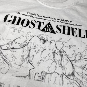 UNISEX Ghost in the shell (people love machines in 2029 A.D.) Motoko Kusanagi "Major" T-SHIRT image 17
