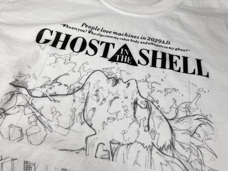 UNISEX Ghost in the shell (people love machines in 2029 A.D.) Motoko Kusanagi "Major" T-SHIRT image 17