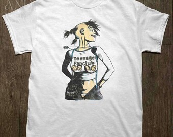 TANKGIRL 'TEENAGE FANCLUB' T-shirt - (choose Your T-shirt Style