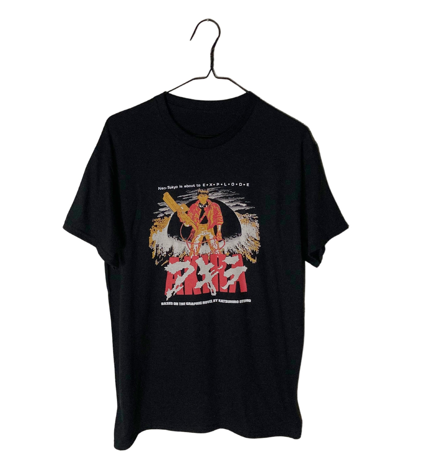 style3 Kaneda Cyberpunk Men's Neo Tokyo Biker Anime T-Shirt