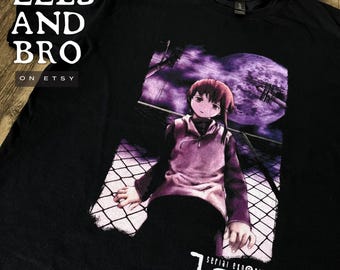 LAIN / Serial Experiments Lain BLACK T-shirt - Etsy