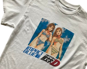 Impact Blue INITIAL D - Unisex TSHIRT