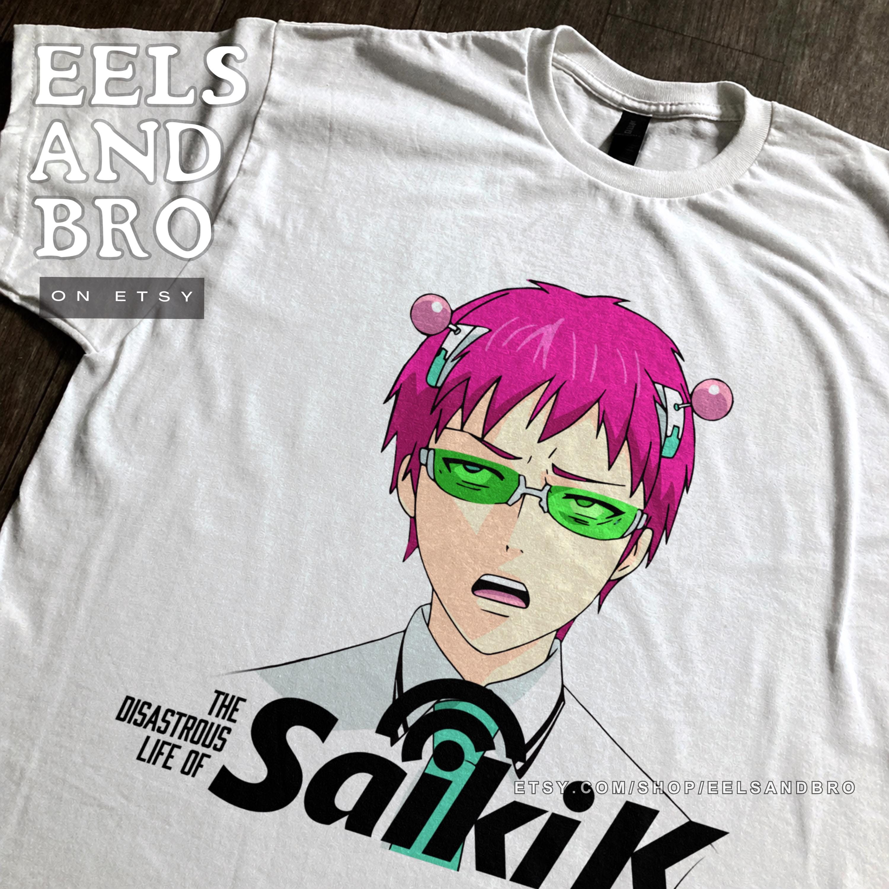 100 Gecs Shirt 拡大鏡と木のイラストTシャツ SAIKI K「イライラ顔」斉木楠雄のΨ難Tシャツ - Etsy 日本