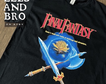 Final Fantasy 'Enter a whole new realm of challenge and adventure' (choose your t-shirt option)
