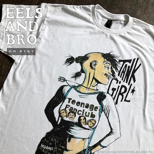 Camiseta de algodão do fã-clube adolescente de Tank Girl (escolha a sua opção de camiseta)