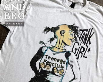 Camiseta de algodón del club de fans adolescentes de TANK GIRL (elige tu opción de camiseta)