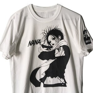 BLACK STONES x NANA ブラスト（ホワイト）Tシャツ - Etsy 日本