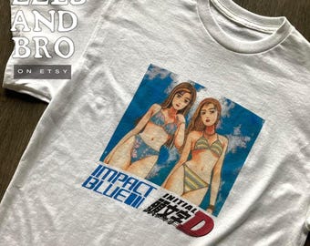 Impact Blue INITIAL D - CAMISETA unisex