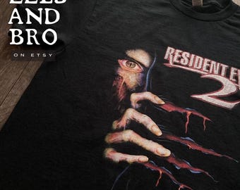 Camiseta del juego de terror y supervivencia Resident Evil de 1998