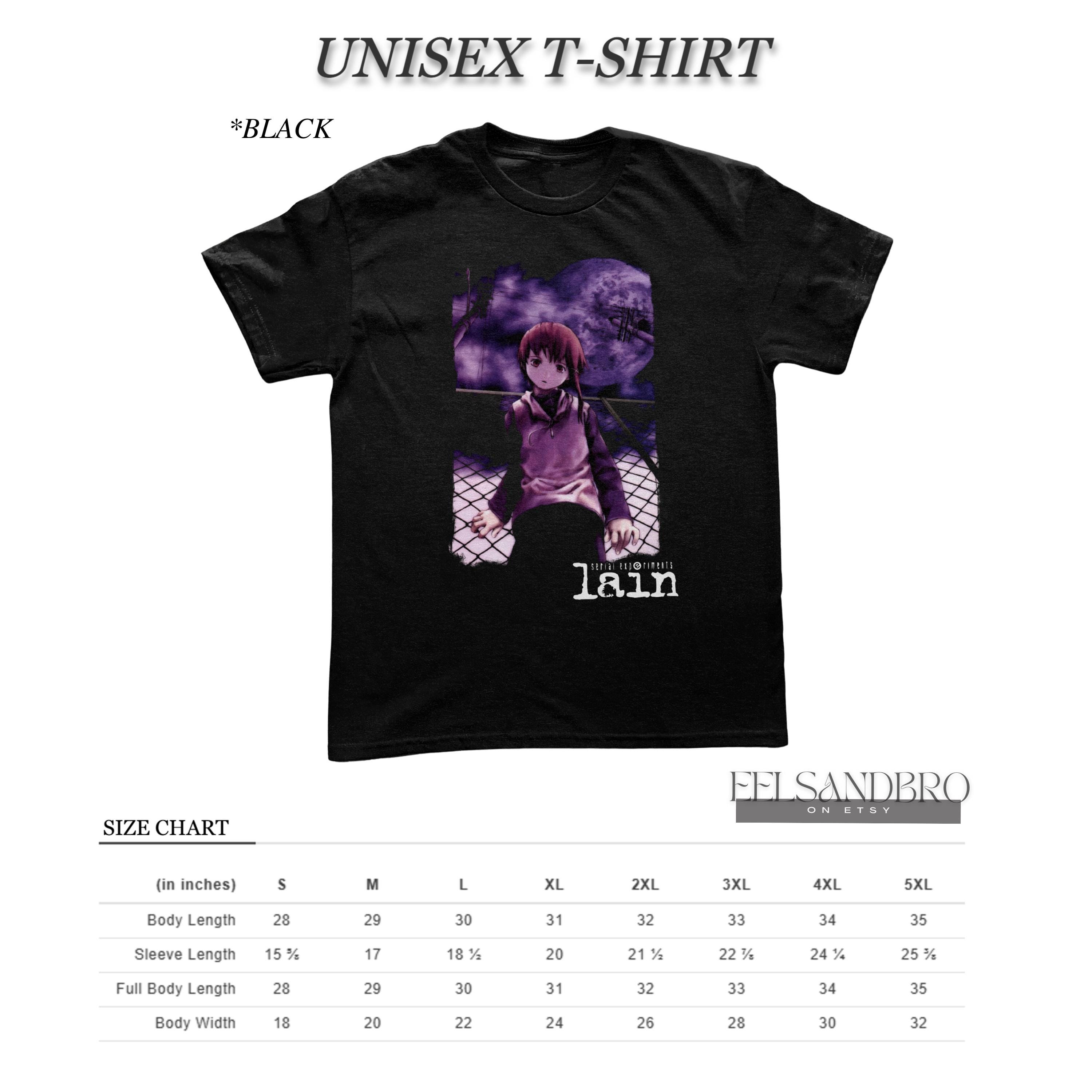 LAIN / Serial Experiments Lain BLACK T-shirt - Etsy