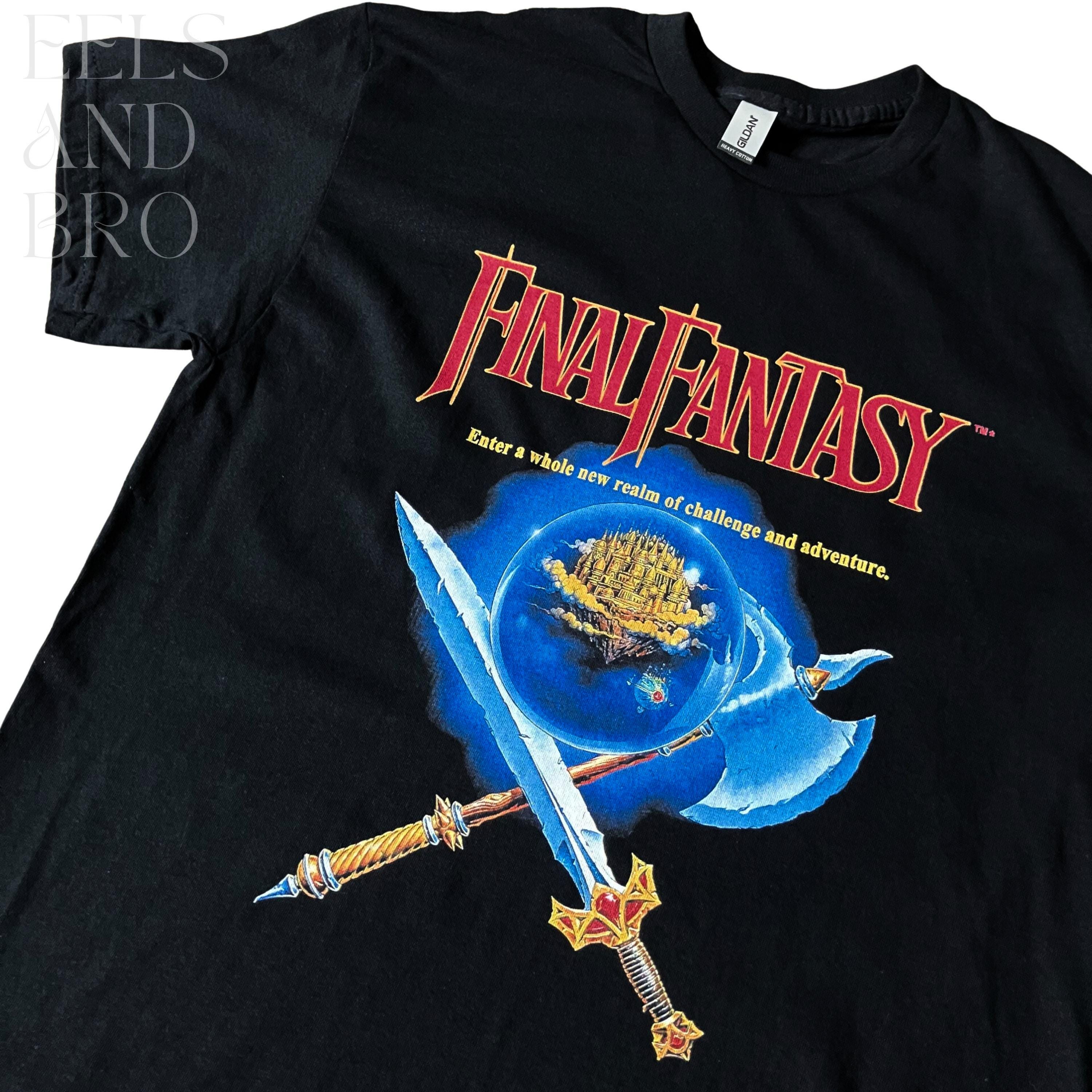 Final Fantasy 'Enter a whole new realm of challenge and adventure'  (choose your t-shirt option)
