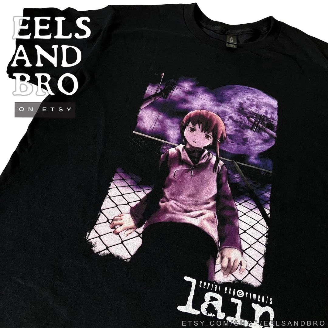 LAIN / Serial Experiments Lain BLACK T-shirt - Etsy