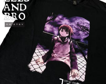 LAIN / Serial Experiments Lain BLACK T-shirt - Etsy