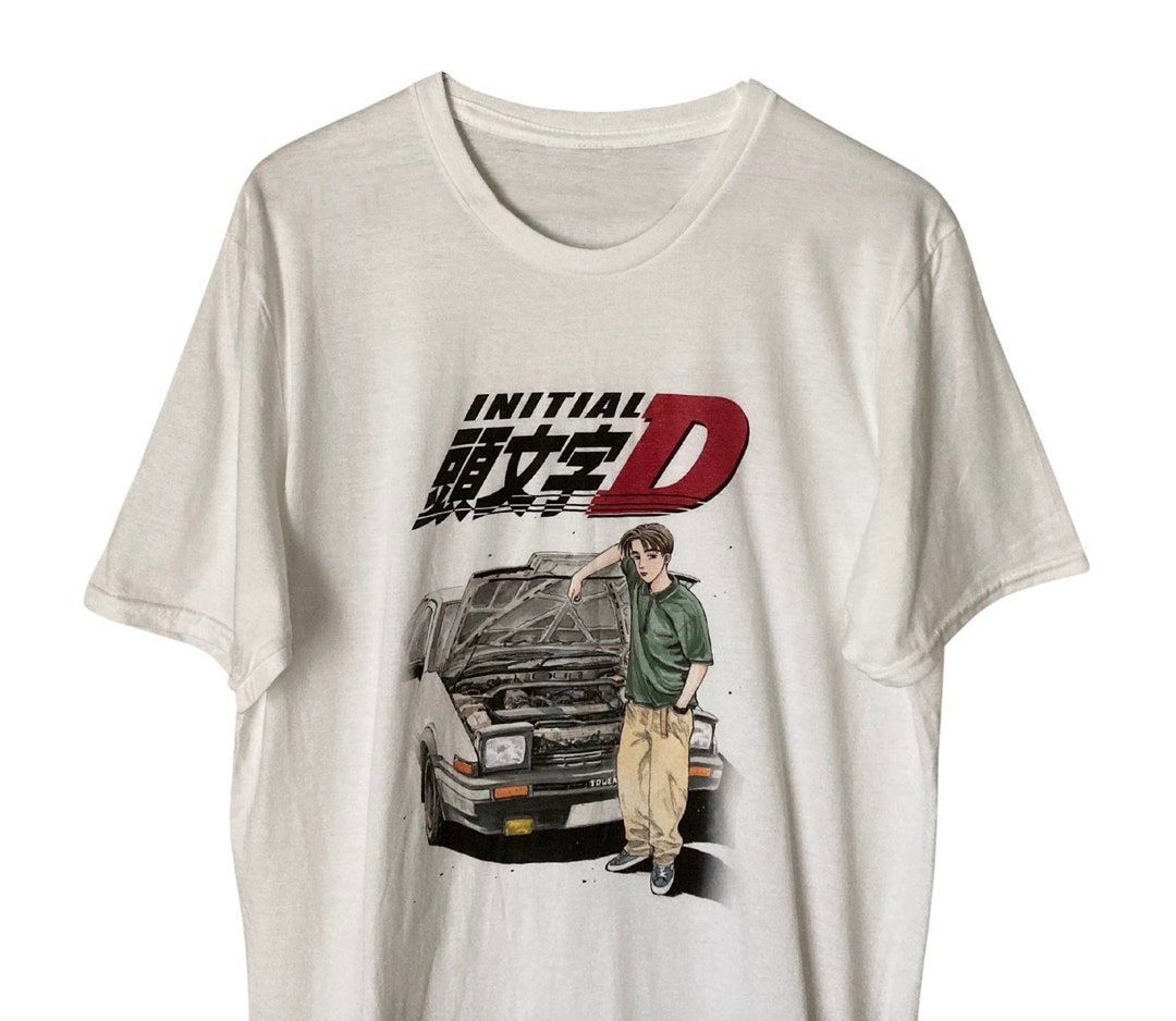 INITIAL D Unisex TSHIRT - Etsy Israel