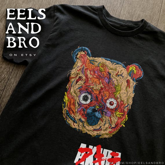 AKIRA NIGHTMARE TEDDYBEAR Cotton T-shirt - Etsy