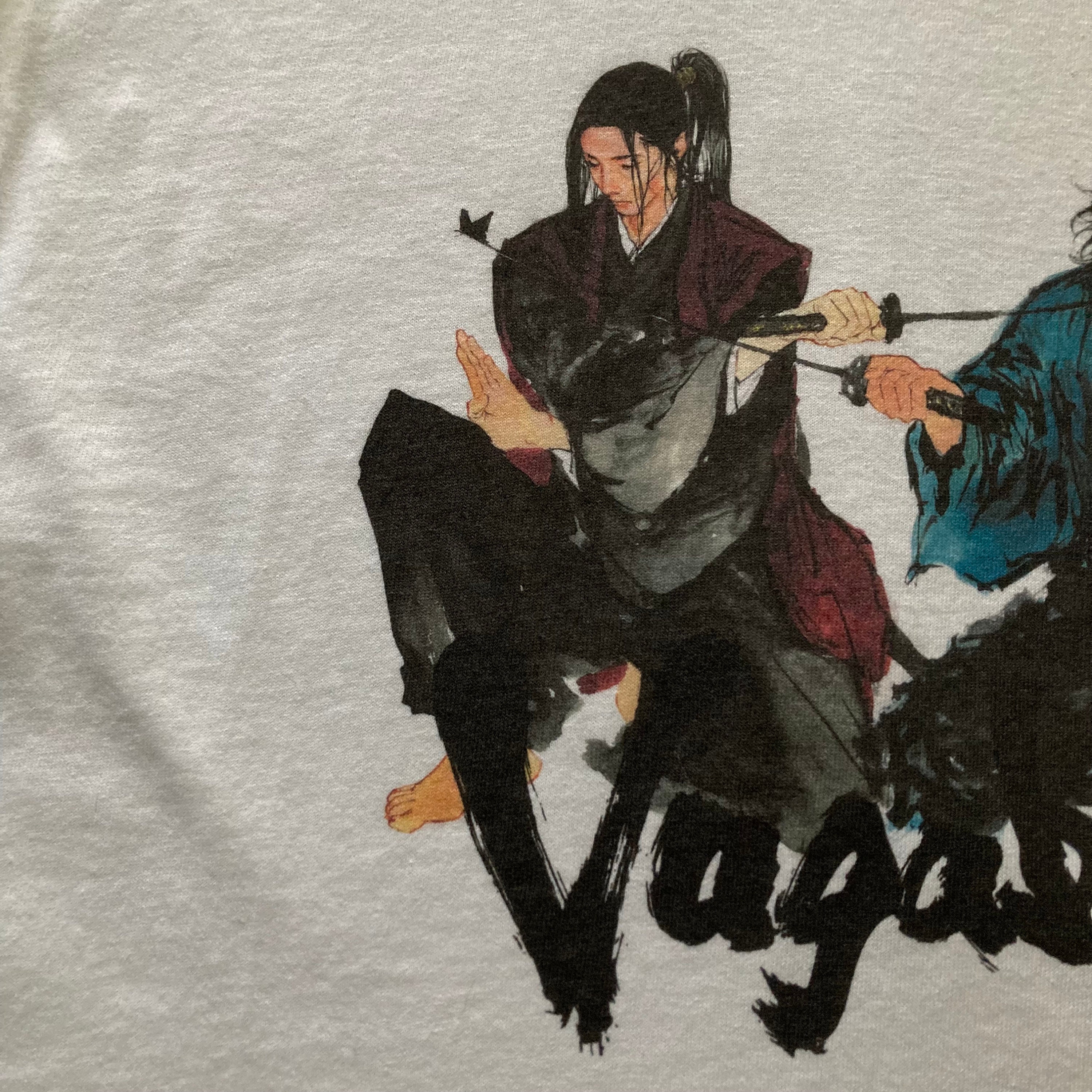 佐々木小次郎 & 宮本武蔵 バガボンド ユニセックス Tシャツ (お好みの 