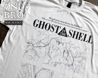 UNISEX Ghost in the shell (people love machines in 2029 A.D.) Motoko Kusanagi "Major" T-SHIRT