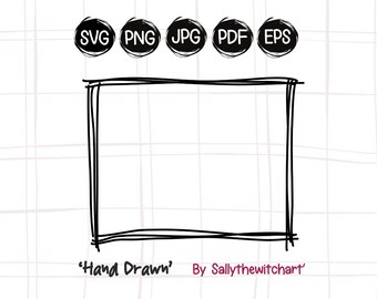 Frame square svg, frame, doodle, clip art, png, square