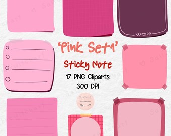 Digital Planner Stickers, Student Digital Sticky Notes for iPad Goodnotes Notability, Sticky note Clipart, Functional PNG Digital Stickers