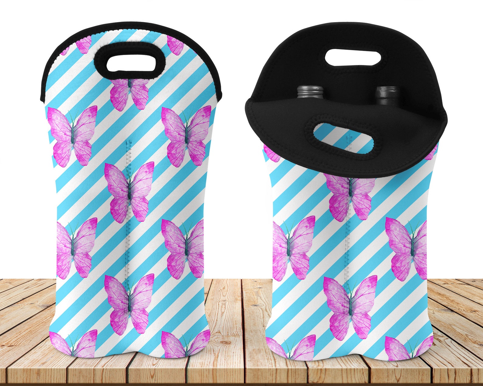 Double Insulated wine cooler tote bag Etsy