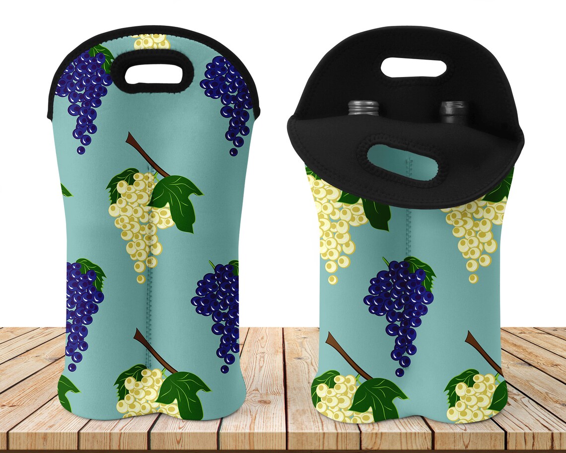 Double Insulated wine cooler tote bag Etsy