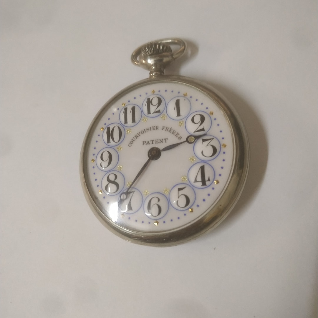 Courvoisier Freres Pocket Watch in Perfect Condition Etsy