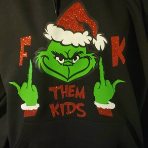 Kids grinch hoodie hot sale