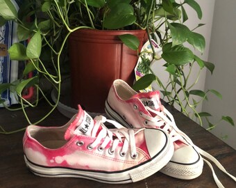 bleach tie dye converse