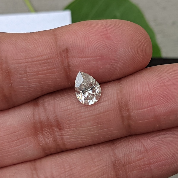 Pear Shape White D Color VVS1 Loose Moissanite | GRA Certified | Colorless Sparkly | Best Affordable Diamond Alternative | DIY Making