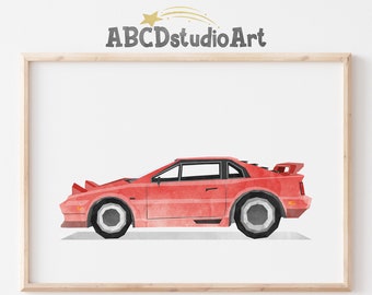 Car Illustration Etsy