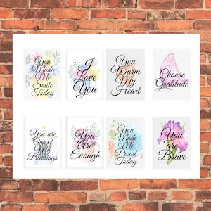 Gratitude Pass Along Cards for lunch boxes, backpacks and suitcases