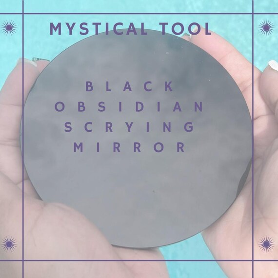 Black Obsidian Scriying Mirror