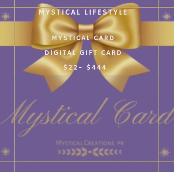 Mystical Card - Mystical Creations PR gift Certificate.